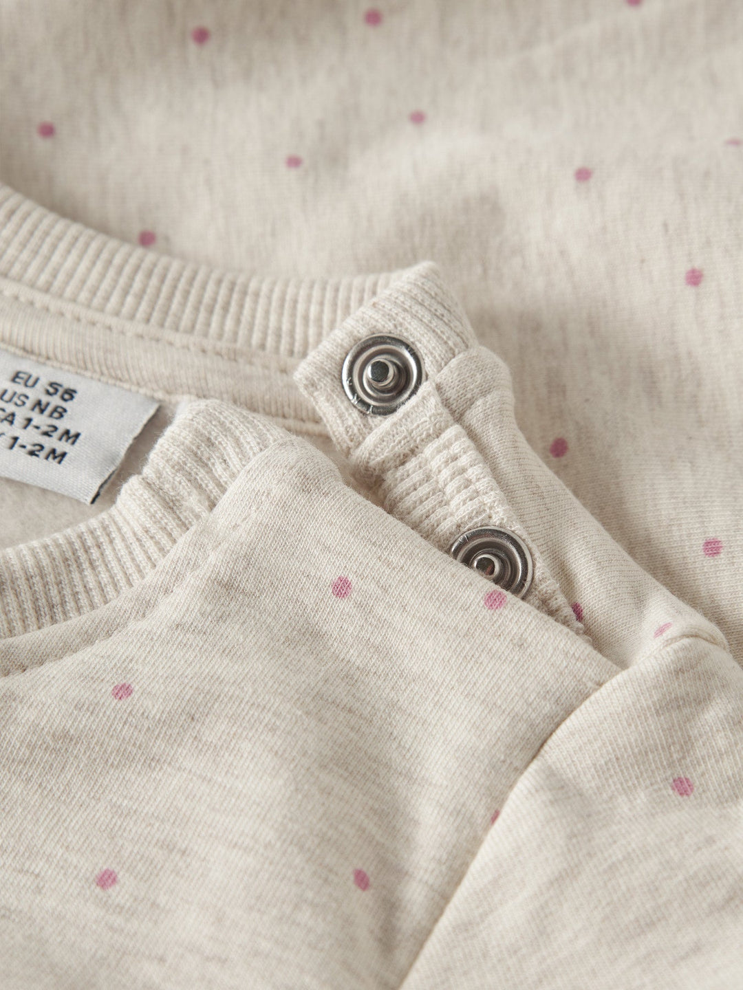 Name It Luelle Sweatgenser med Brodert Blomst - Peyote Melange for barn - Brobrobrille
