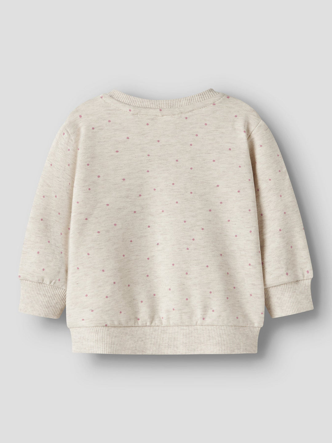Name It Luelle Sweatgenser med Brodert Blomst - Peyote Melange for barn - Brobrobrille