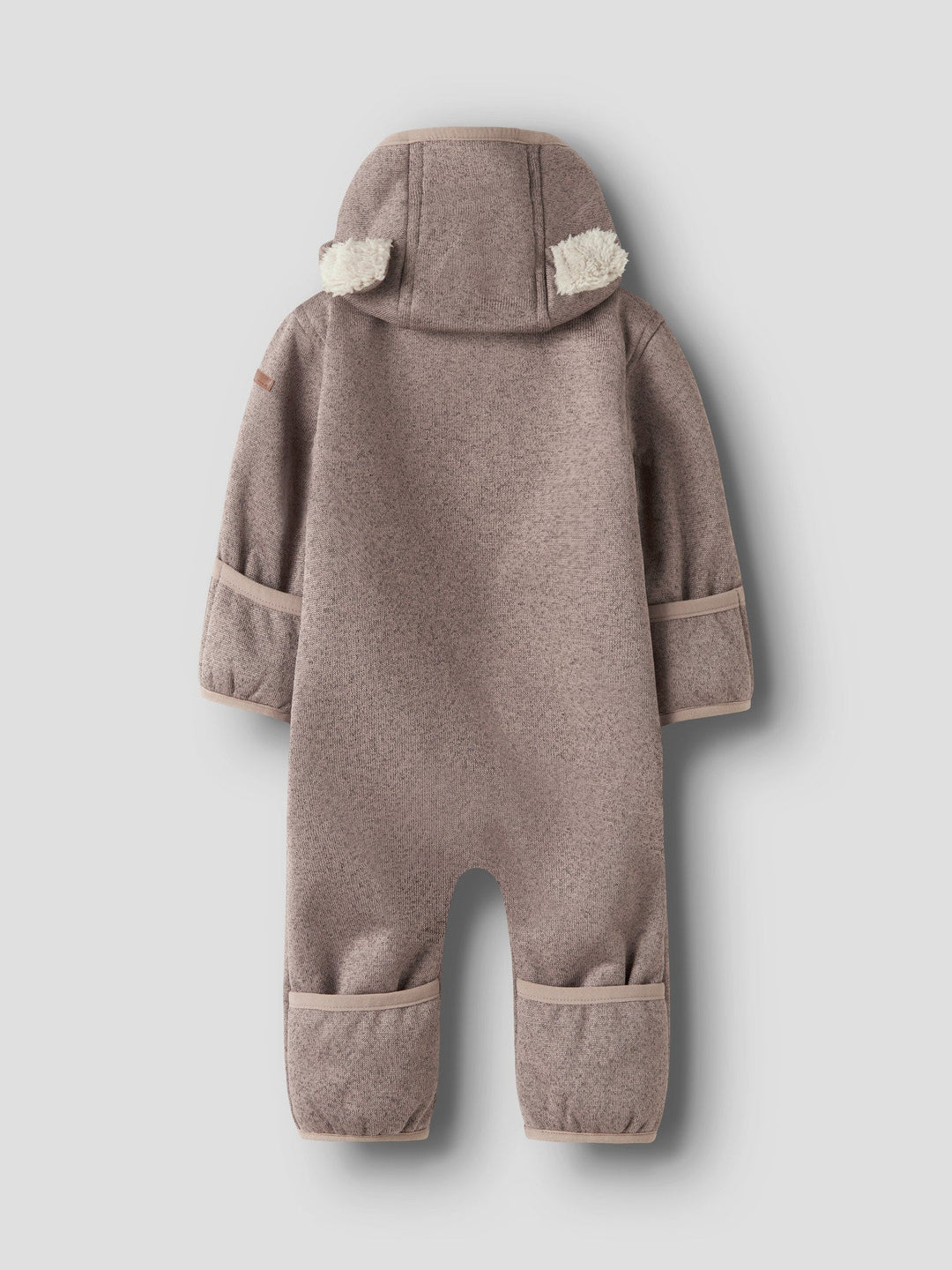 Name It Mada08 Softshelldress med Teddyfôr - Silver Mink for barn - Brobrobrille
