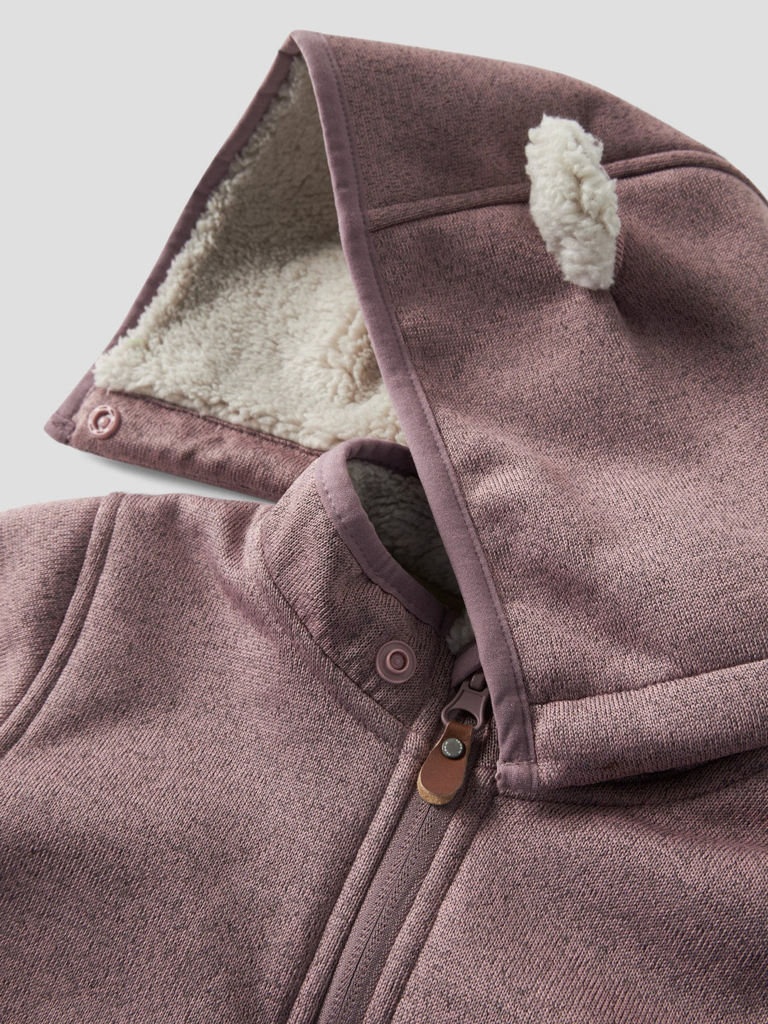 Name It Mada08 Softshelldress med Teddyfôr - Woodrose for barn - Brobrobrille