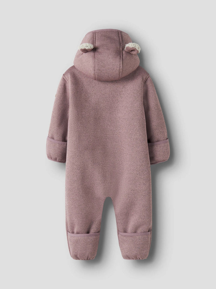 Name It Mada08 Softshelldress med Teddyfôr - Woodrose for barn - Brobrobrille