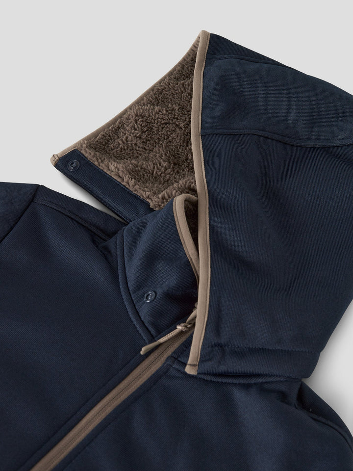 Name It Mada08 Softshelljakke med Teddyfôr - Navy Blazer for barn - Brobrobrille