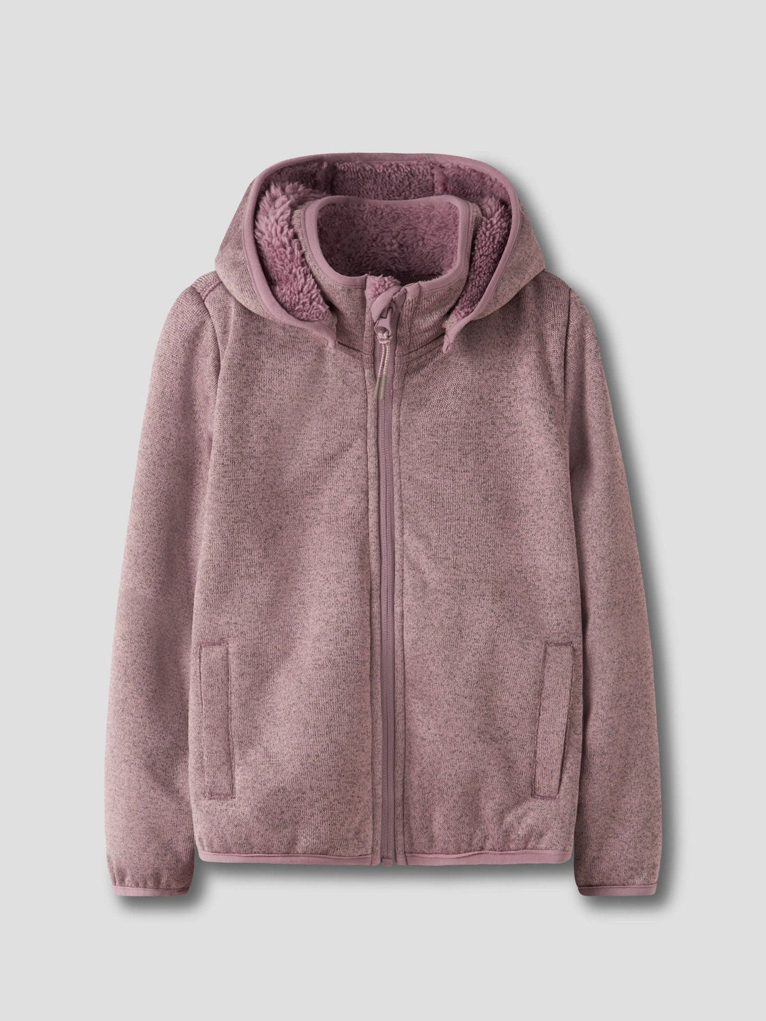 Name It Mada08 Softshelljakke med Teddyfôr - Woodrose for barn - Brobrobrille