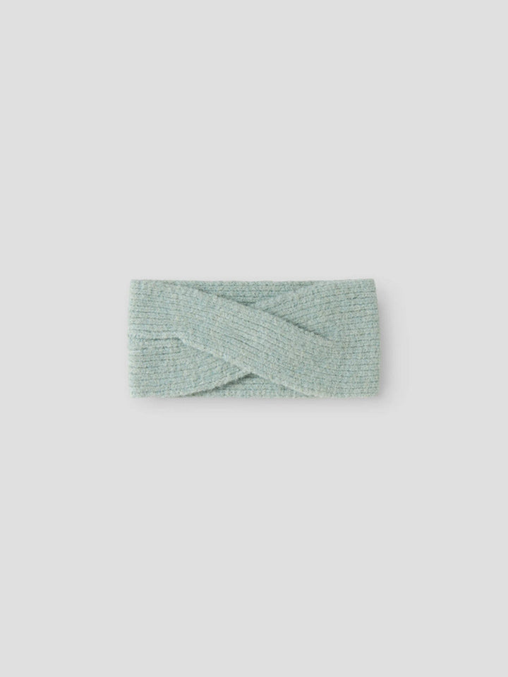 Name It Maj Strikket Pannebånd - Iceberg Green for barn - Brobrobrille