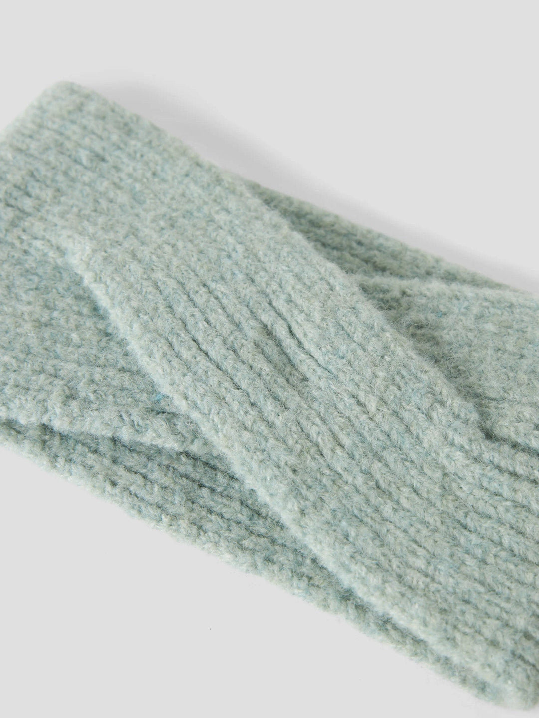Name It Maj Strikket Pannebånd - Iceberg Green for barn - Brobrobrille