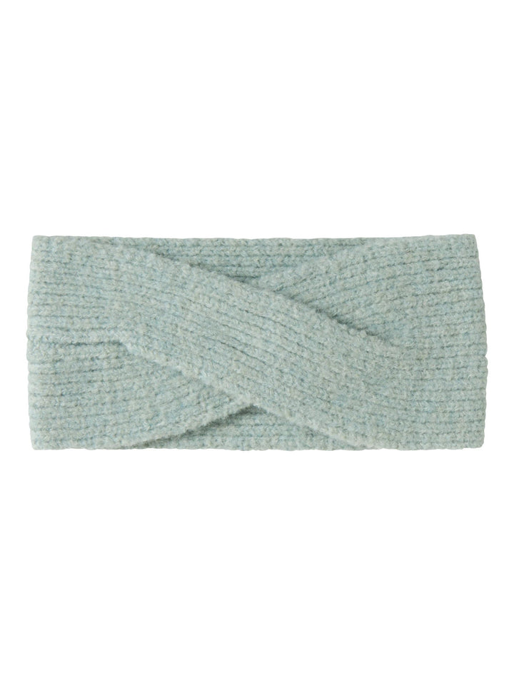 Name It Maj Strikket Pannebånd - Iceberg Green for barn - Brobrobrille
