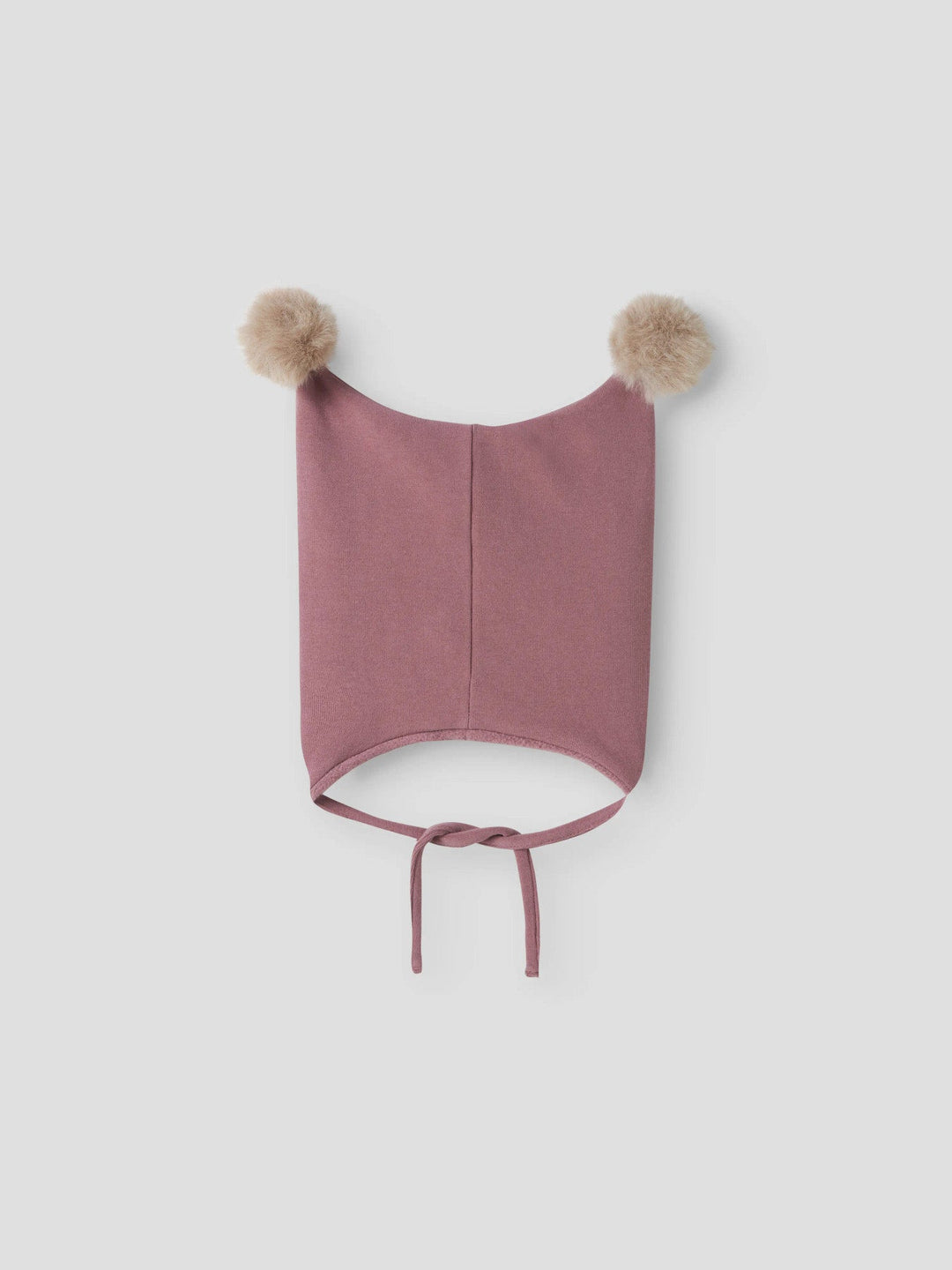 Name It Mall Fleecefôret Lue med Hjerte og Dusker - Wistful Mauve for barn - Brobrobrille