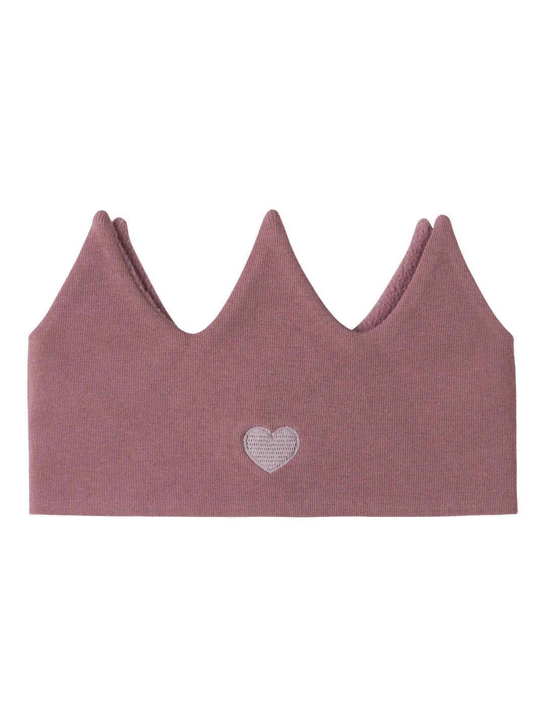 Name It Mall Fleecefôret Pannebånd med Hjerte - Wistful Mauve for barn - Brobrobrille