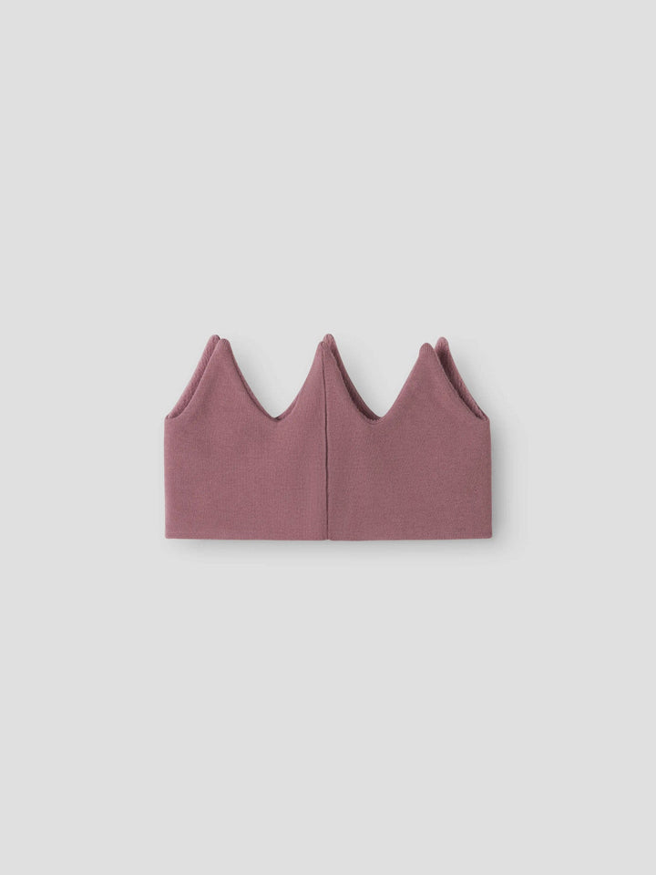 Name It Mall Fleecefôret Pannebånd med Hjerte - Wistful Mauve for barn - Brobrobrille