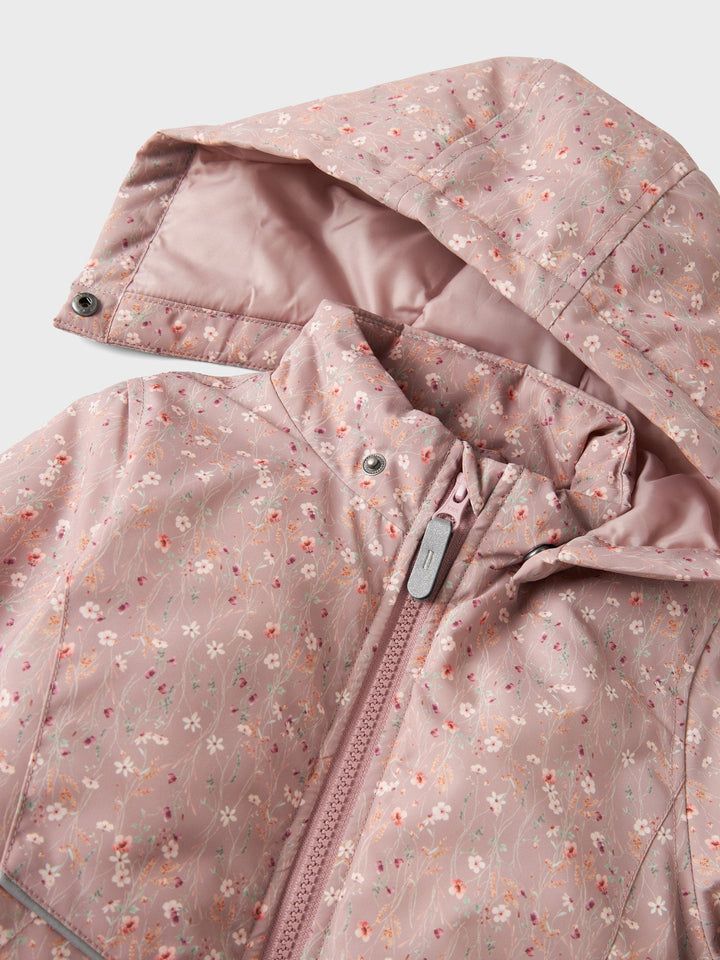 Name It MAXI PA Jakke – Woodrose Flower for barn - Brobrobrille