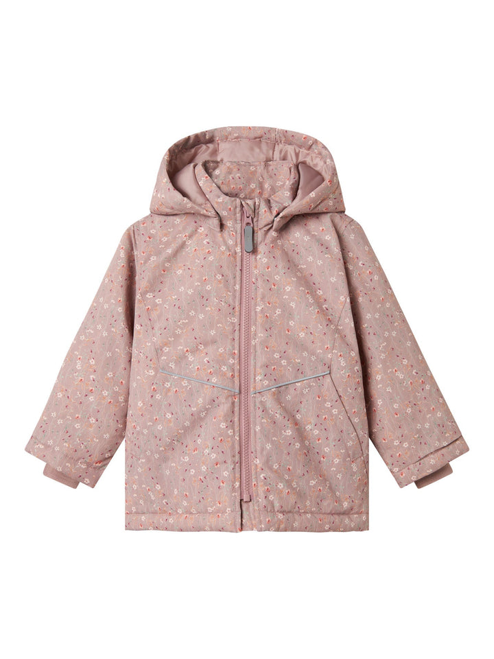 Name It MAXI PA Jakke – Woodrose Flower for barn - Brobrobrille