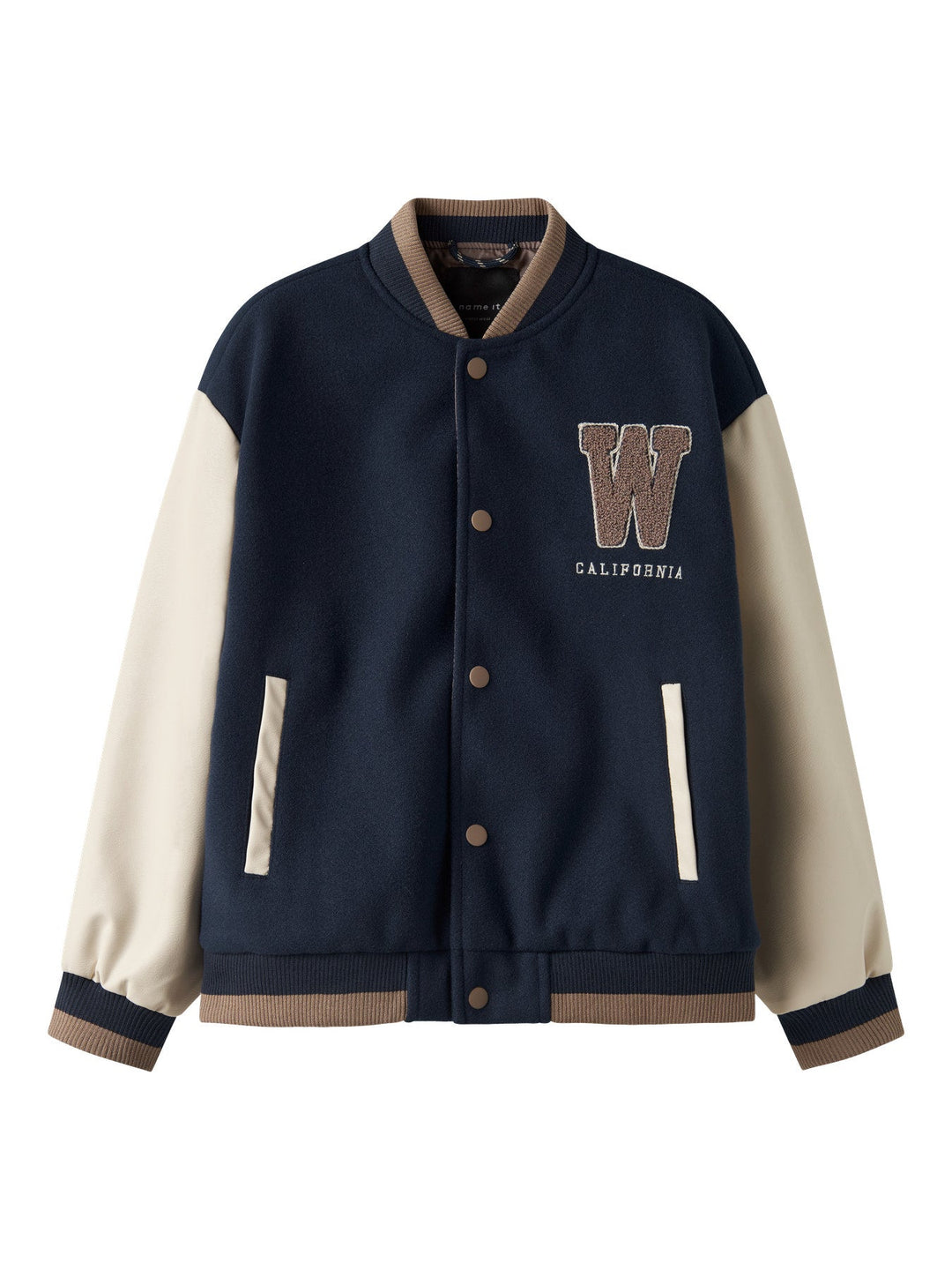 Name It Mikado Varsity Jakke Barn – Navy Blazer for barn - Brobrobrille
