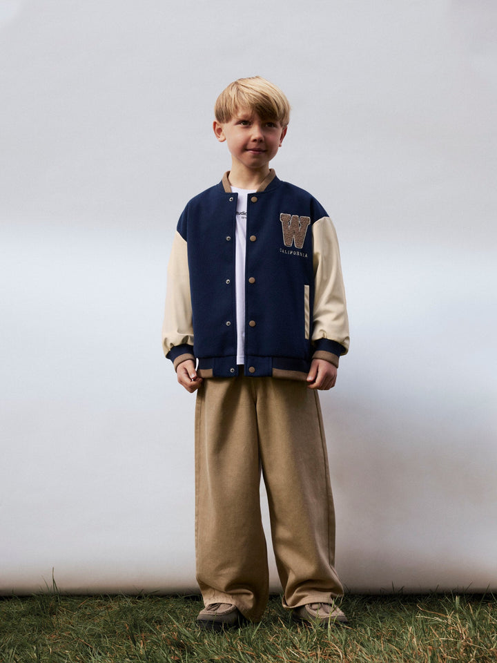 Name It Mikado Varsity Jakke Barn – Navy Blazer for barn - Brobrobrille