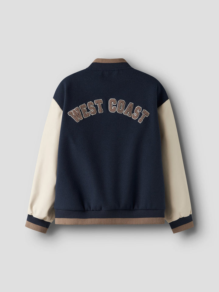 Name It Mikado Varsity Jakke Barn – Navy Blazer for barn - Brobrobrille