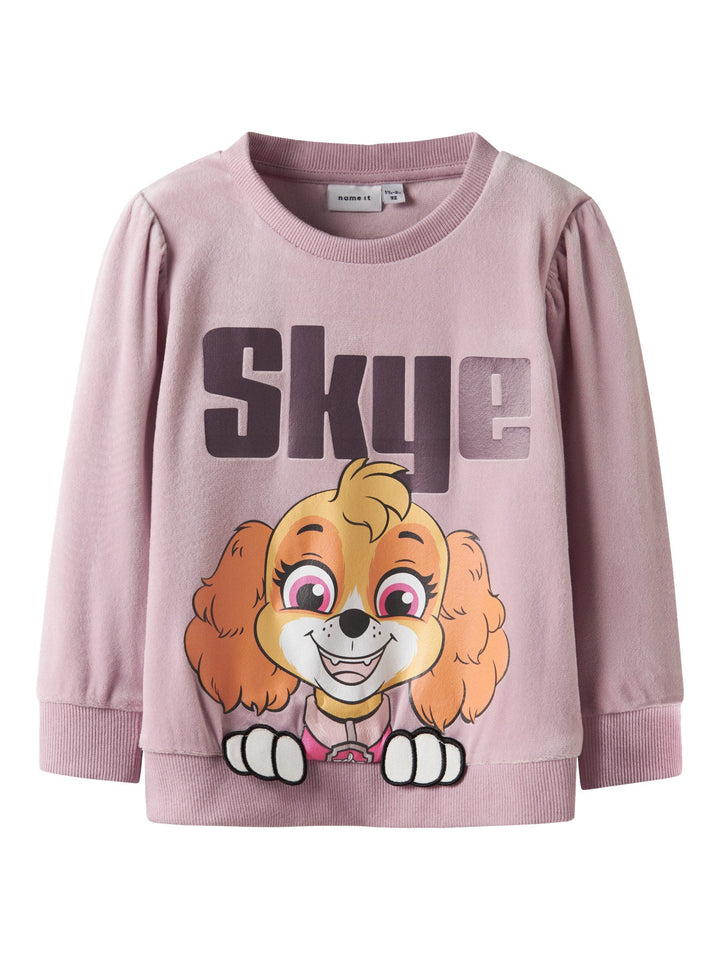 Name It Nama Paw Patrol Sweatshirt - Keepsake Lilac for barn - Brobrobrille