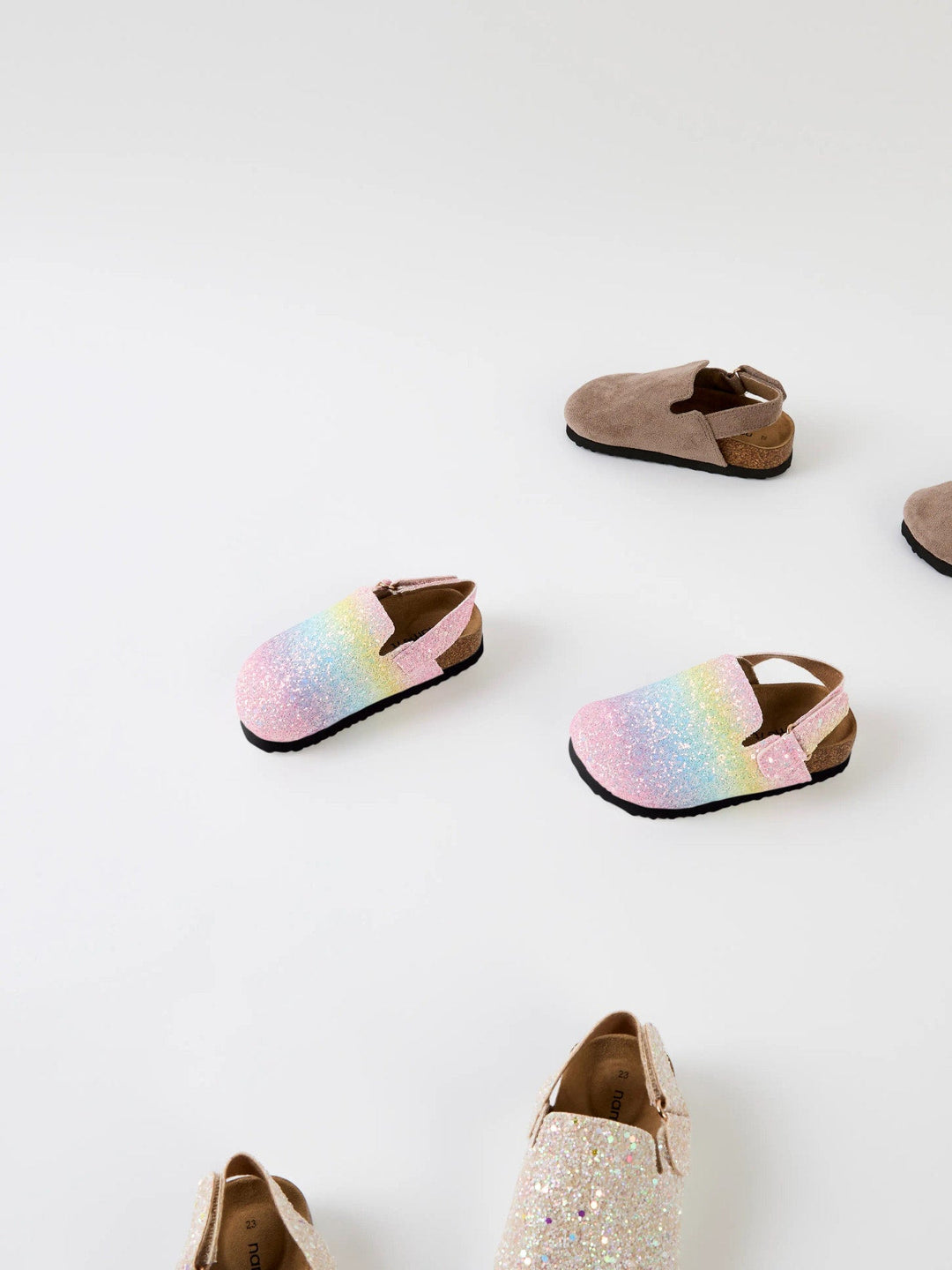Name It Navery Mules - Cradle Pink Rainbow for barn - Brobrobrille