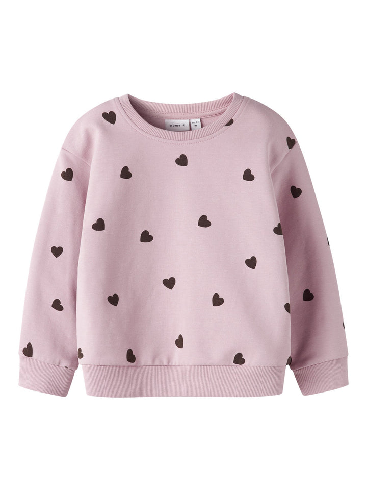 Name It Neheart sweatgenser – Burnished Lilac for barn - Brobrobrille