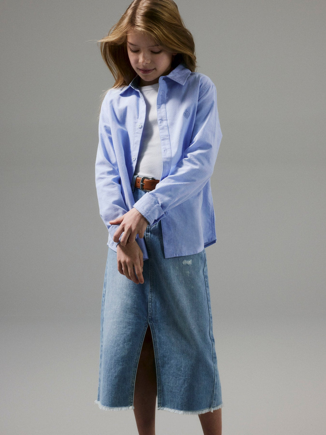 Name It Newsa skjorte i bomull – Campanula for barn - Brobrobrille