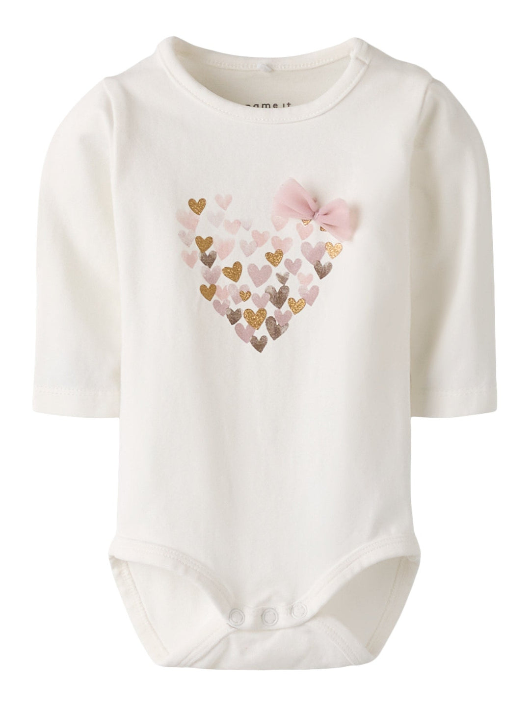 Name It Niva langermet body – Cloud Dancer for barn - Brobrobrille