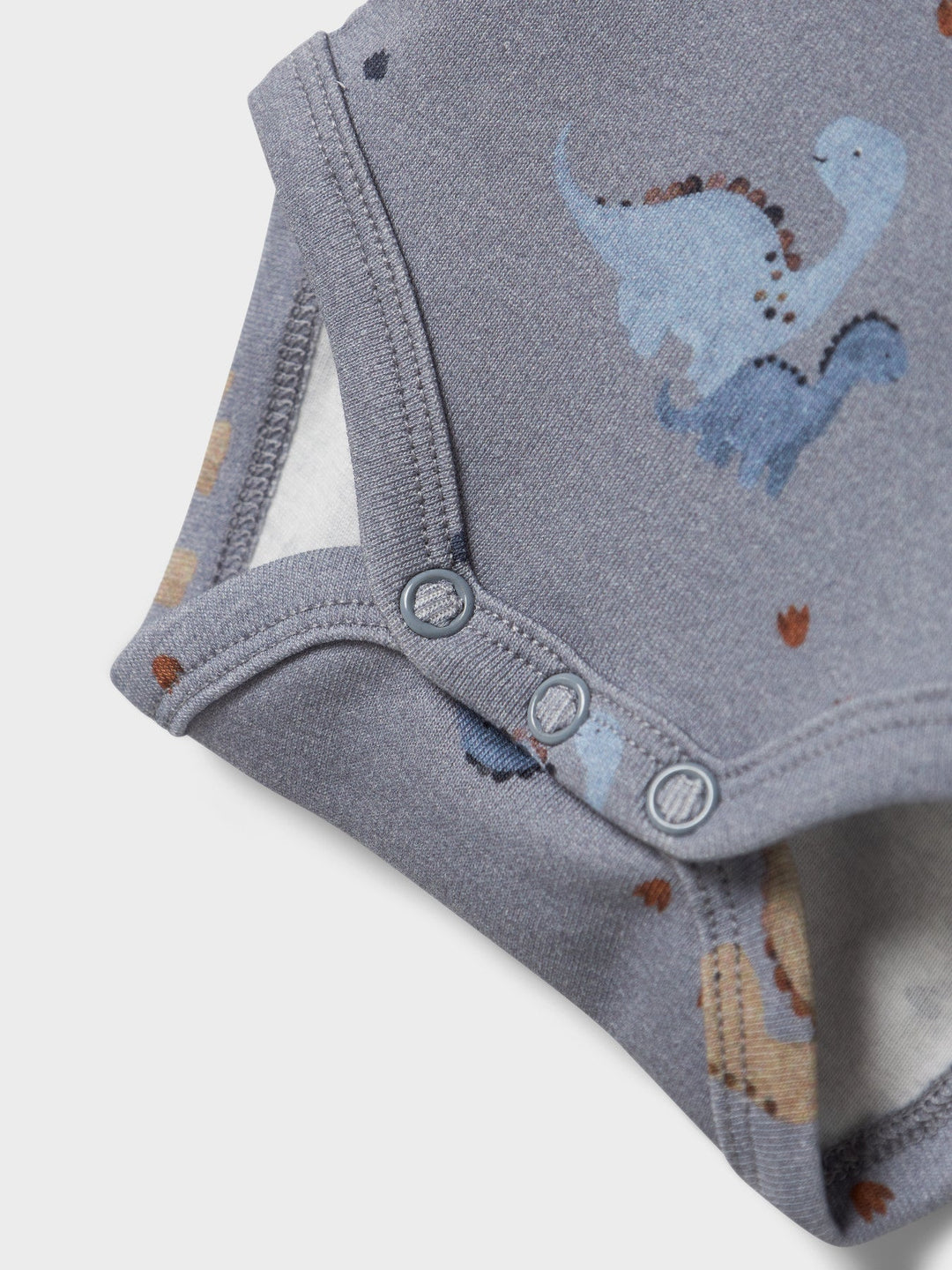 Name It Nohr – Ribbestrikket body med trykk – Tradewinds for barn - Brobrobrille