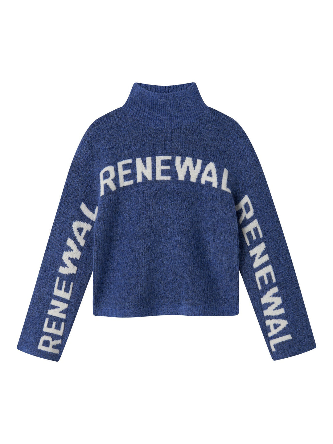 Name it Nuva Strikkegenser – Amparo Blue for barn - Brobrobrille