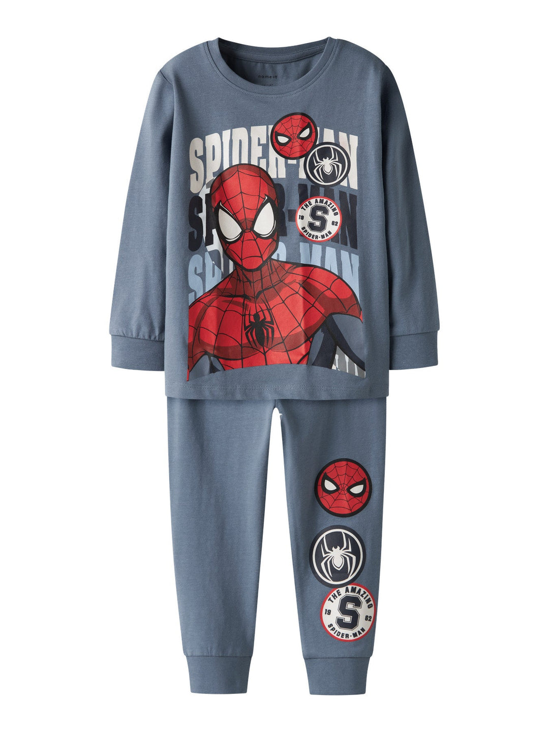 Name It Octi Spider - Man Pyjamas – Flint Stone for barn - Brobrobrille