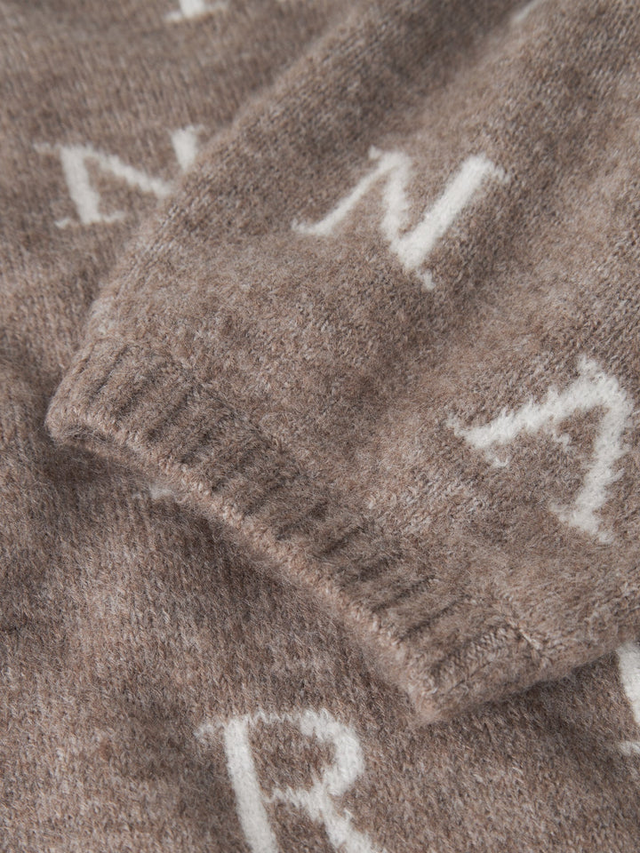 Name It Oflelia Oversize Strikkegenser – Stucco for barn - Brobrobrille