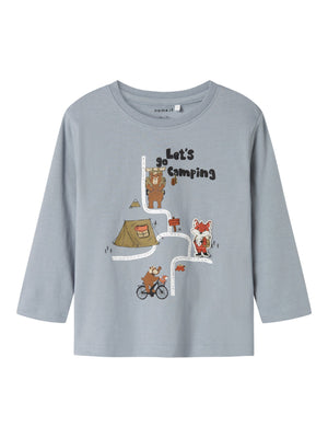 Name It Olen Langermet T - skjorte – Tradewinds for barn - Brobrobrille