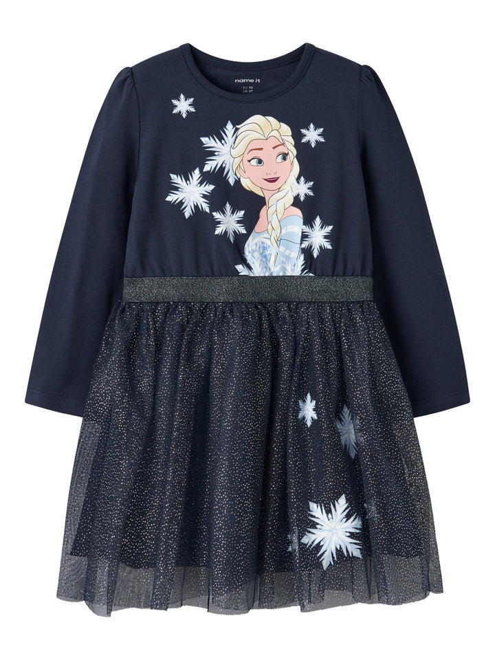Name It Osimi Frozen Tyllkjole med Elsa - Navy Blazer for barn - Brobrobrille