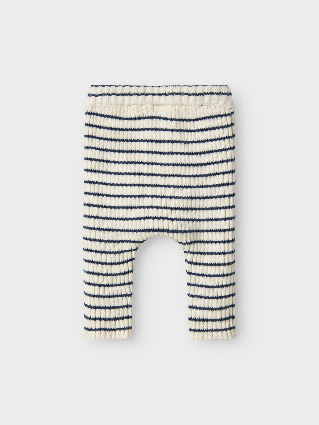 Name It Ostripe Knit Bukse – Insignia Blue Cloud Dancer for barn - Brobrobrille