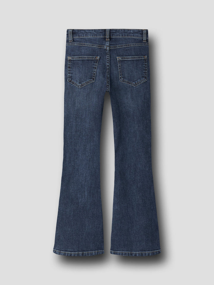 Name It Polly Bootcut Jeans - Dark Blue Denim for barn - Brobrobrille