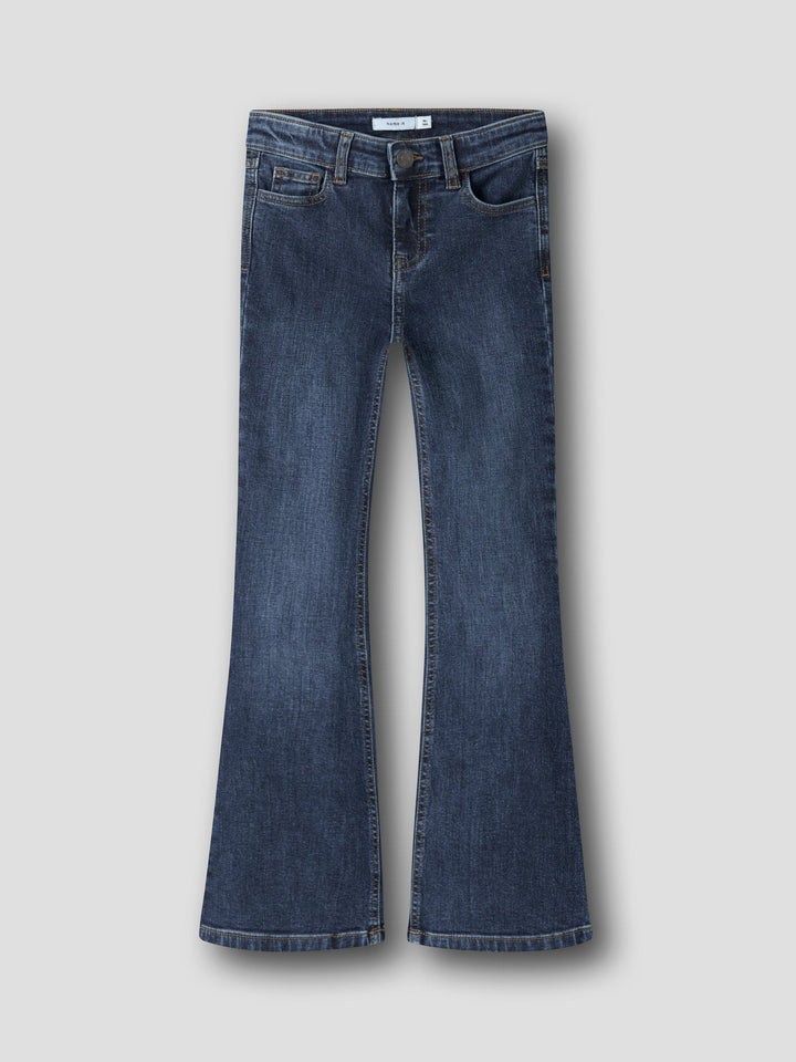 Name It Polly Bootcut Jeans - Dark Blue Denim for barn - Brobrobrille