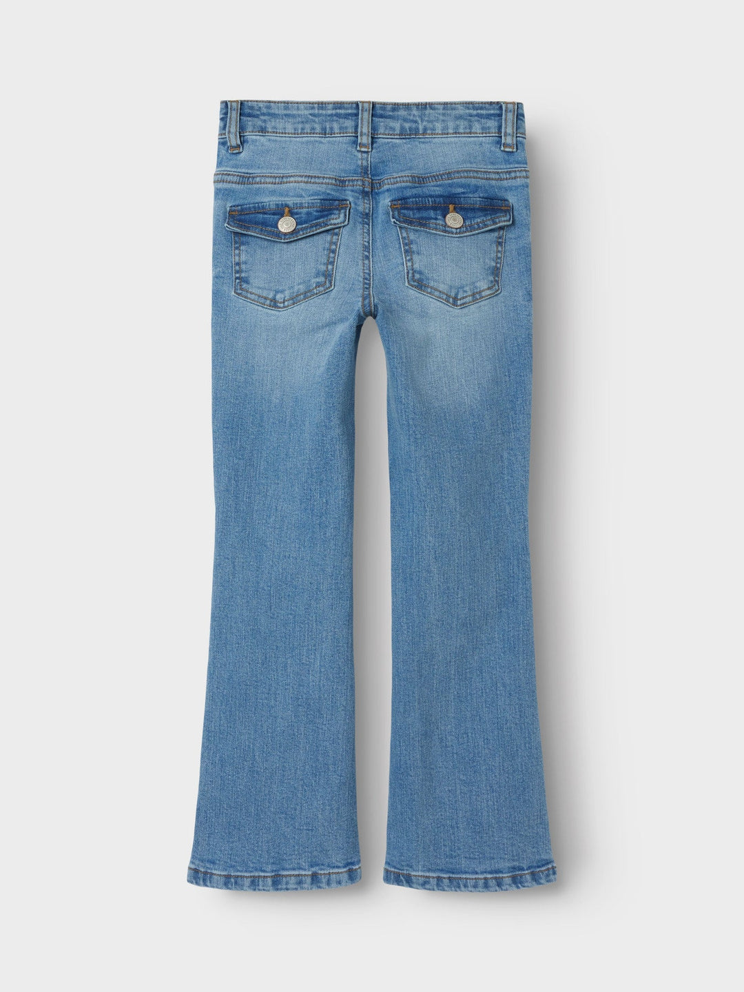 Name It Polly skinny bootcut jeans til jente – Medium Blue Denim for barn - Brobrobrille