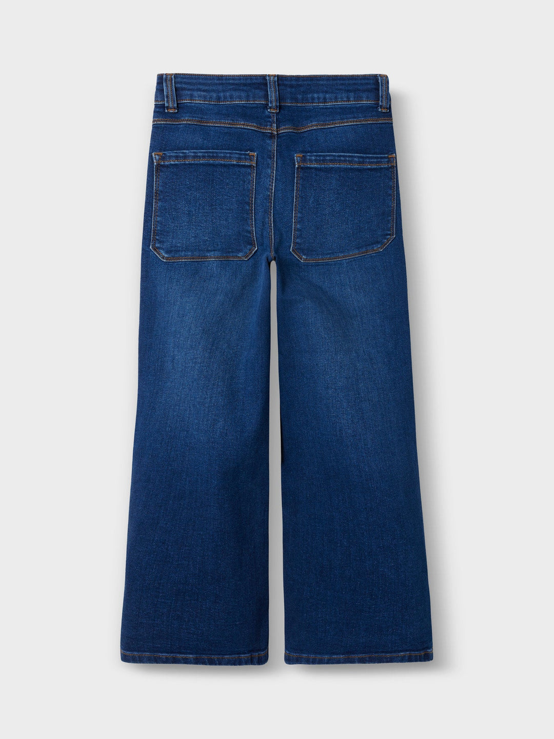 Name it Polly Wide Jeans – Dark Blue Denim for barn - Brobrobrille