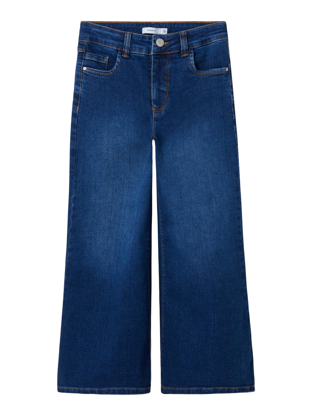 Name it Polly Wide Jeans – Dark Blue Denim for barn - Brobrobrille