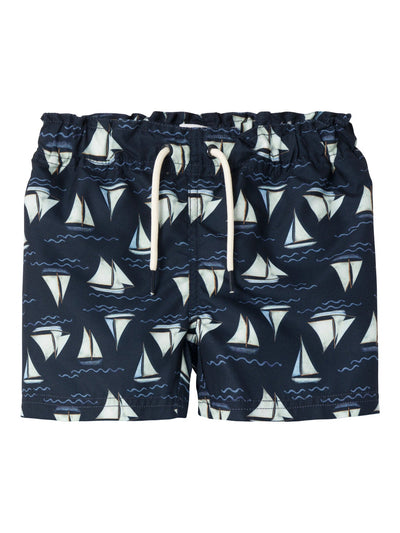 Name It Pzimon Badebukse - Dark Sapphire Boat for barn - Brobrobrille