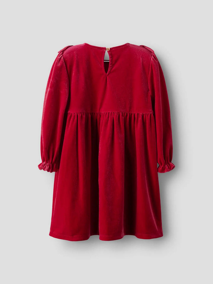 Name It Rinne Velourkjole for jente – Jester Red for barn - Brobrobrille