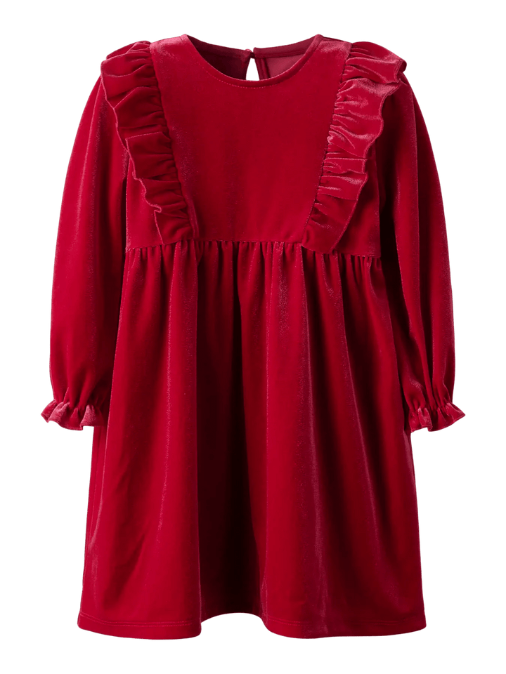 Name It Rinne Velourkjole for jente – Jester Red for barn - Brobrobrille