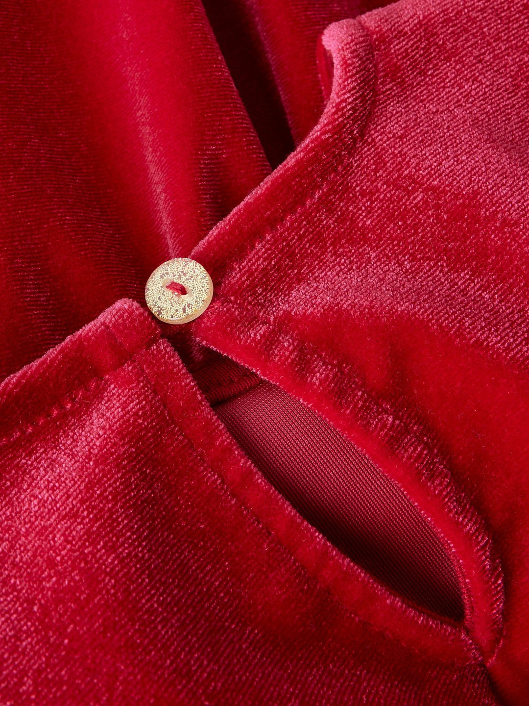 Name It Rinne Velourkjole – Jester Red for barn - Brobrobrille