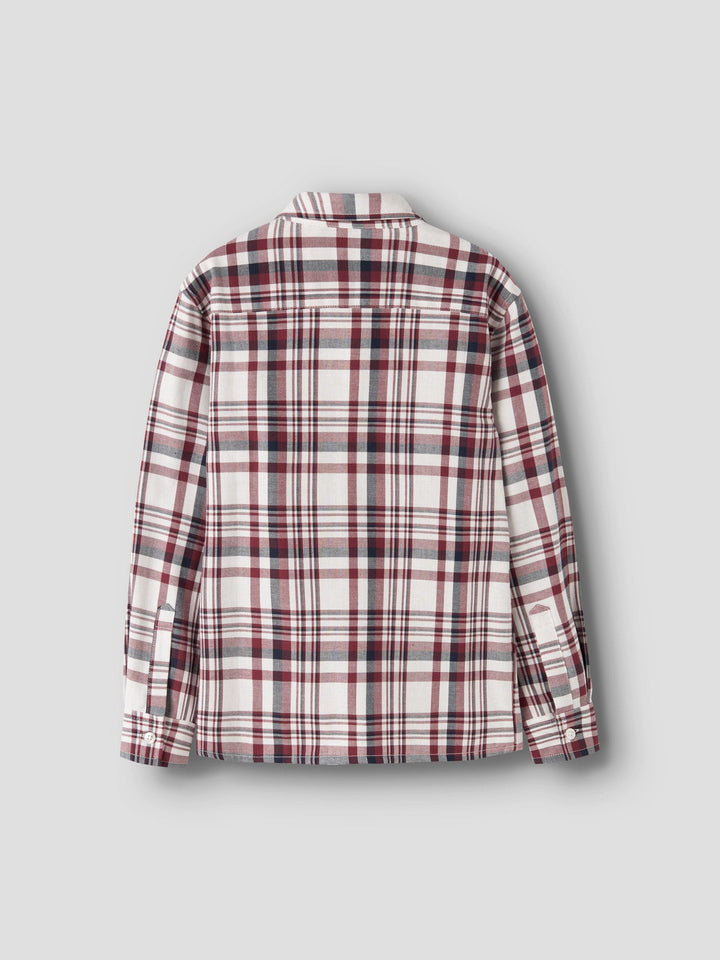 Name It Rolum Skjorte for gutt – Burnt Russet for barn - Brobrobrille