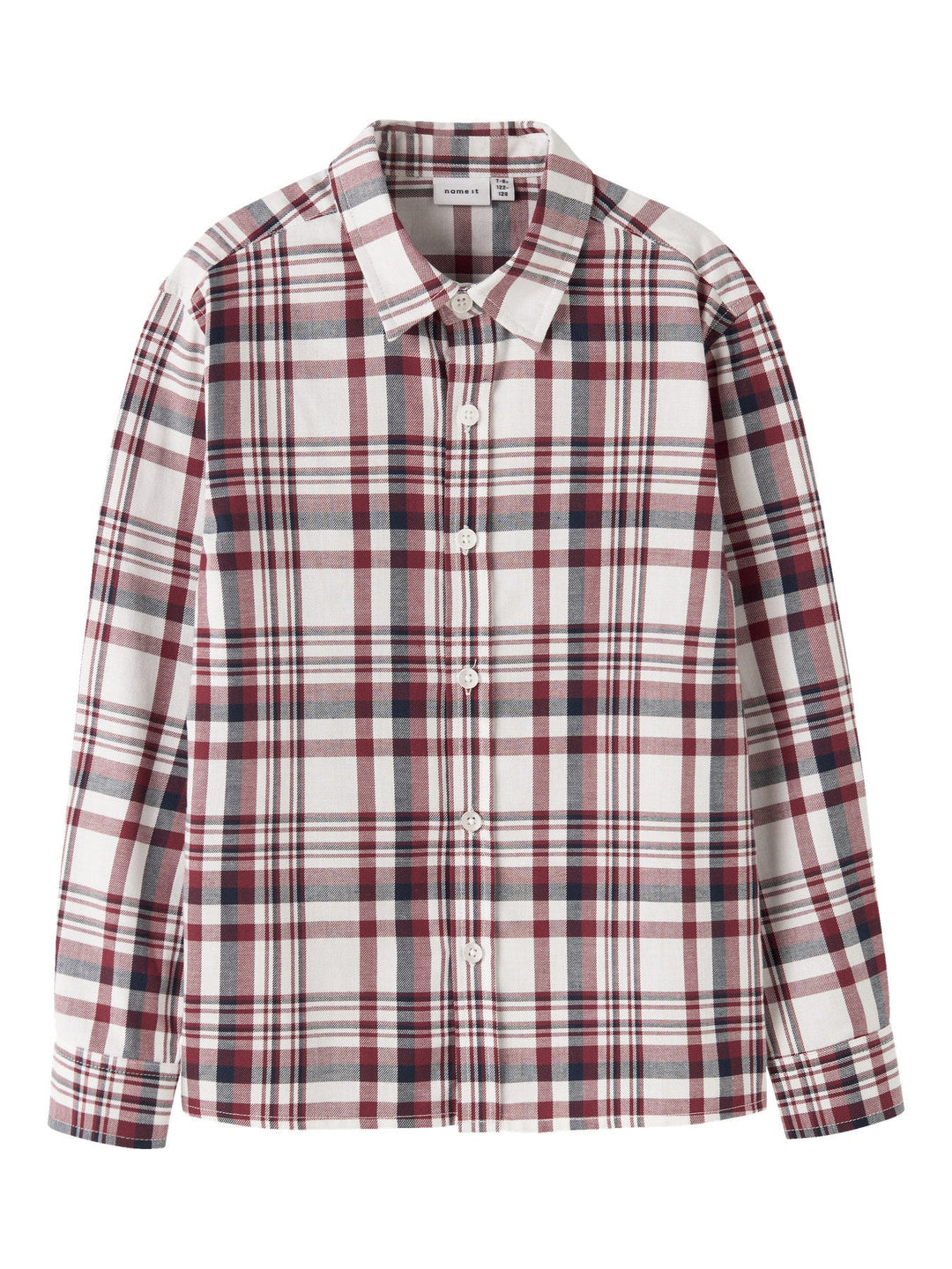 Name It Rolum Skjorte for gutt – Burnt Russet for barn - Brobrobrille