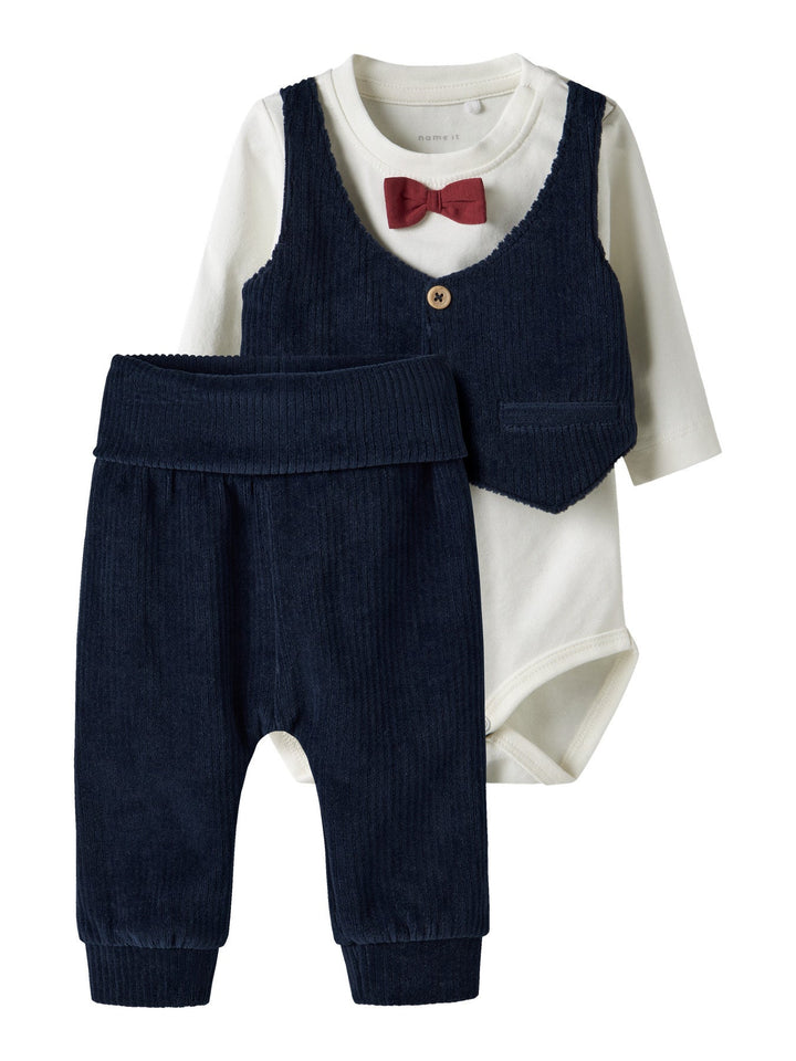 Name It Ronny Bodysett - Navy Blazer for barn - Brobrobrille