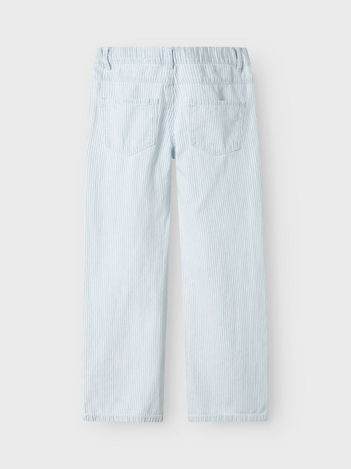 Name It Rose wide jeans til jente – Light Blue Denim for barn - Brobrobrille