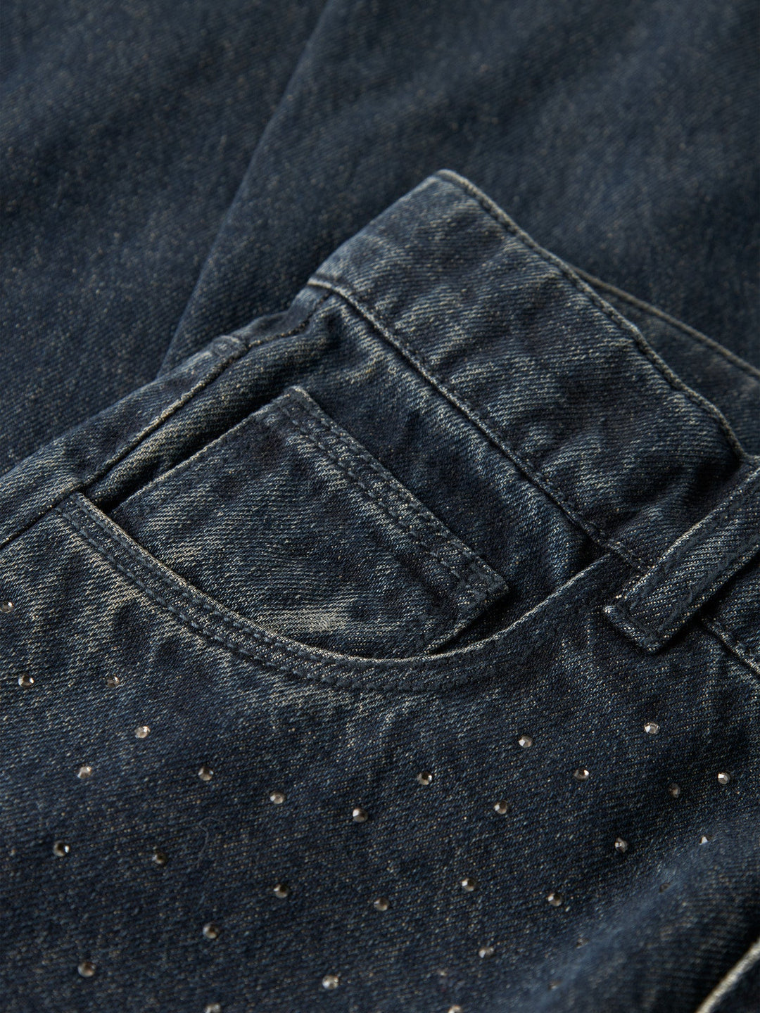 Name It Rose Wide Rhine Jeans – Dark Midnight Denim for barn - Brobrobrille