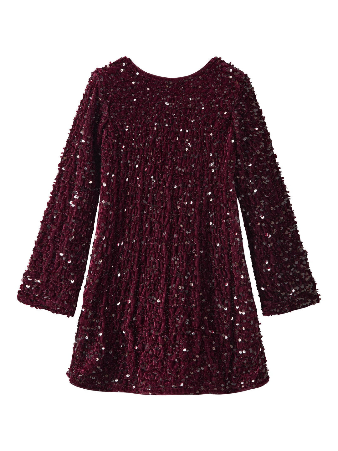 Name It Rusitta Kjole – Burgundy Black Bow for barn - Brobrobrille