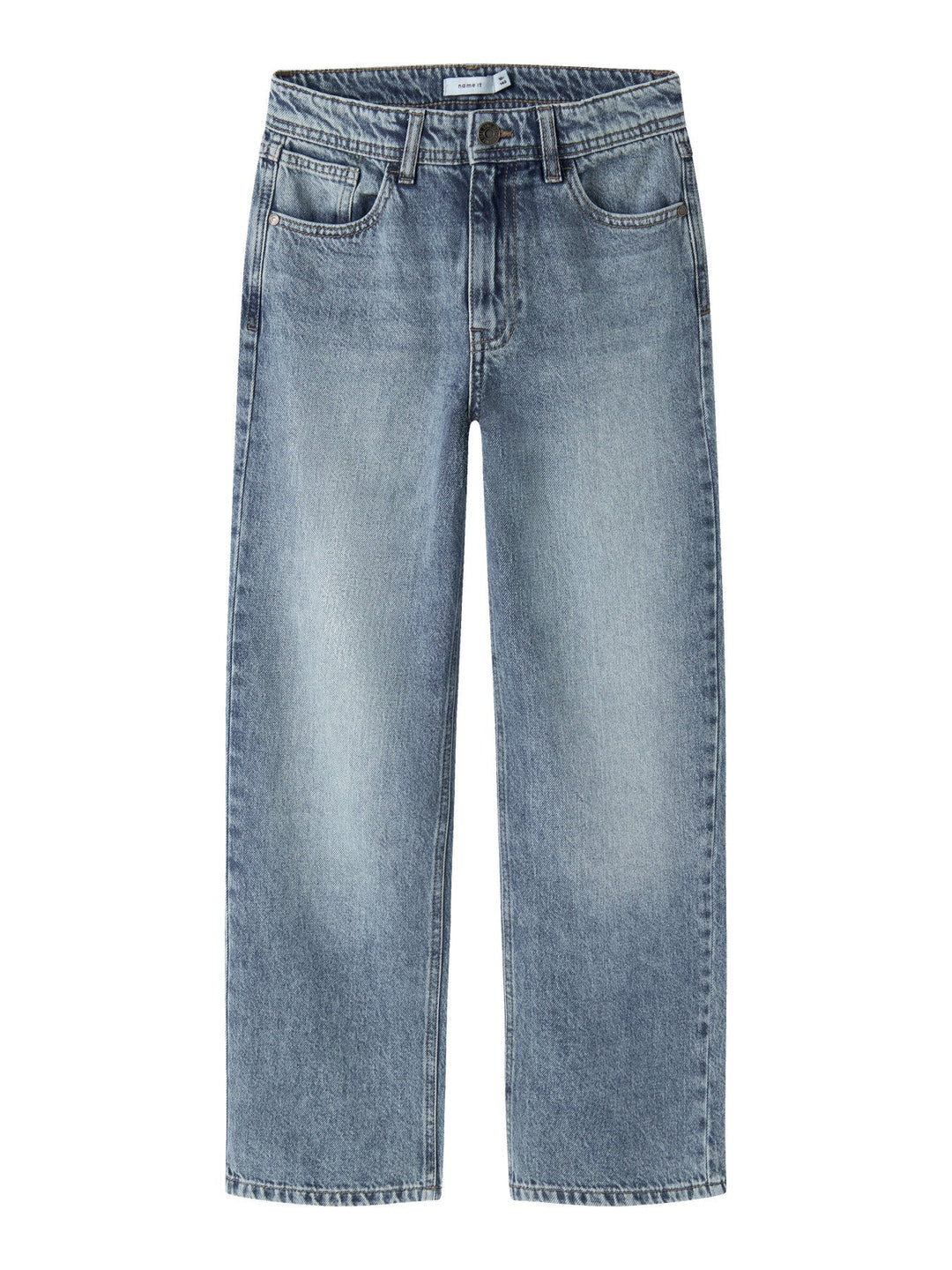 Name It Ryan Straight Jeans - Vintage Medium Blue Denim for barn - Brobrobrille