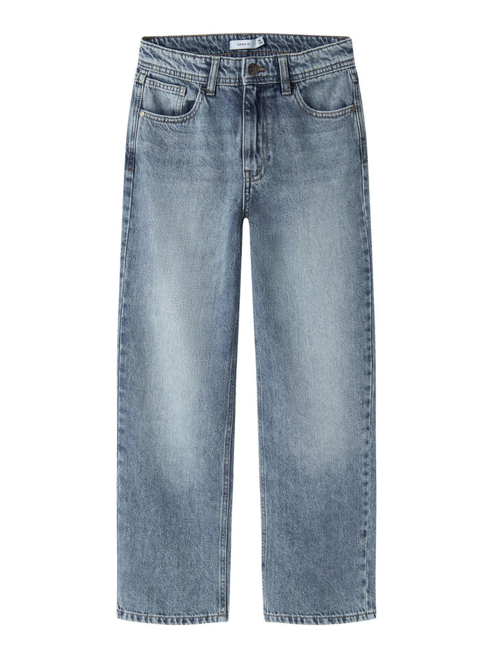 Name It Ryan Straight Jeans - Vintage Medium Blue Denim for barn - Brobrobrille