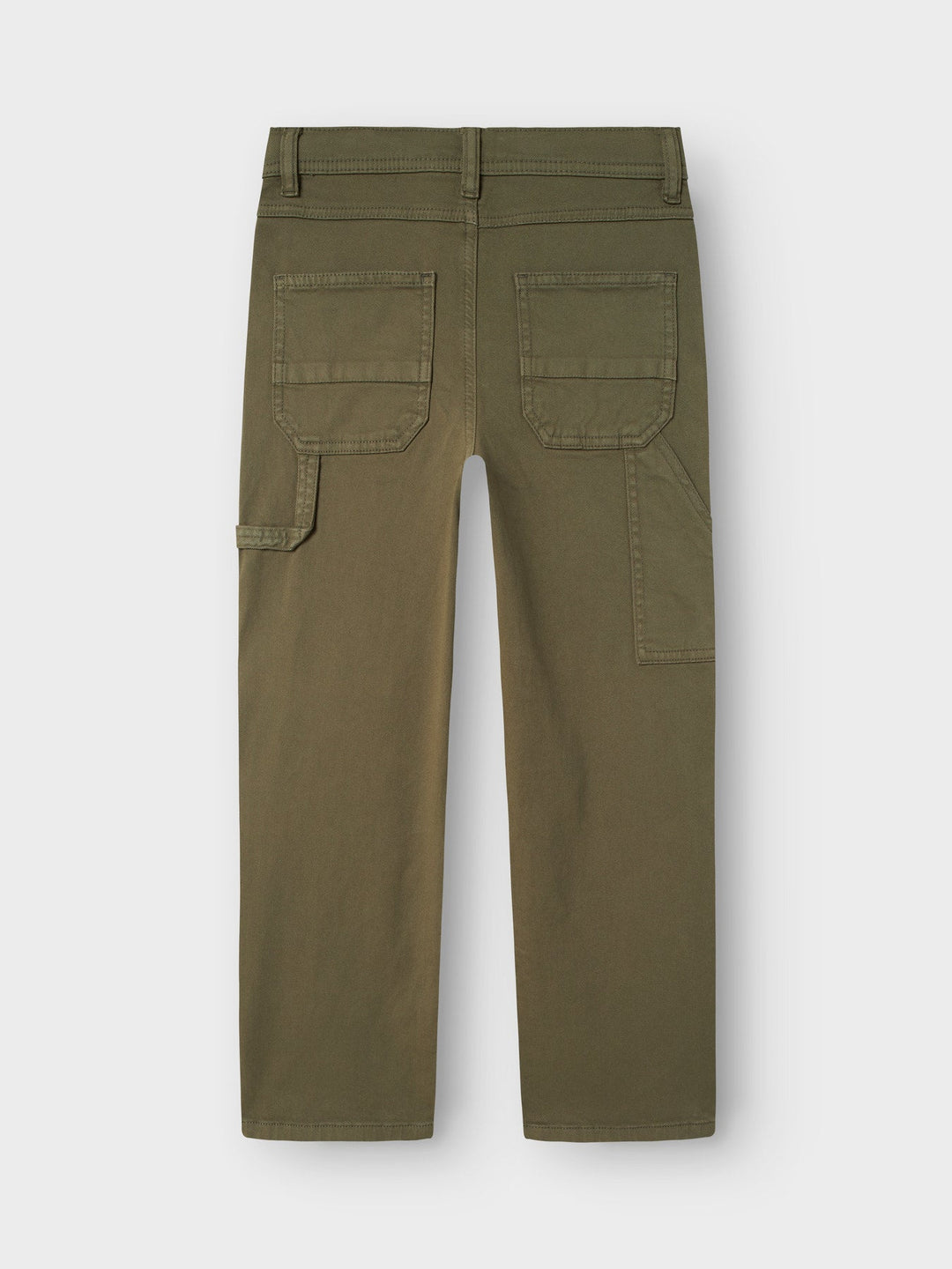 Name It Ryan straight twill bukse – Deep Lichen Green for barn - Brobrobrille