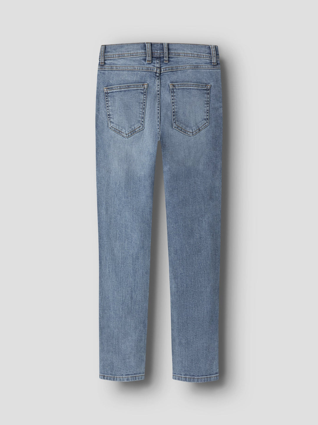Name It Silas Slim Jeans - Medium Blue Denim for barn - Brobrobrille