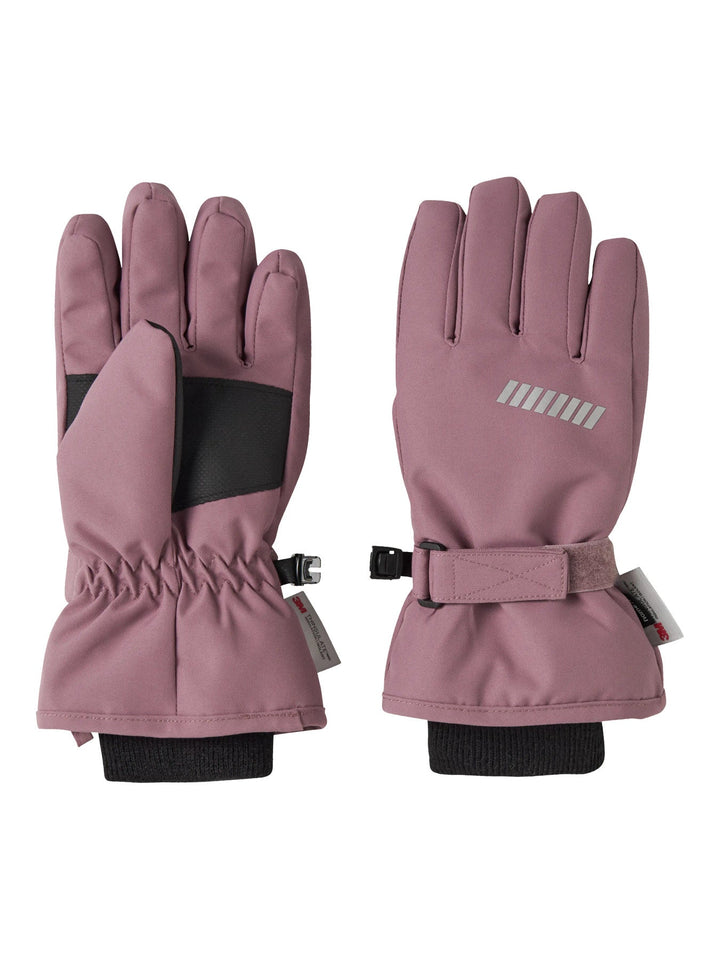 Name It Snow10 vanntette hansker for barn - Wistful Mauve for barn - Brobrobrille